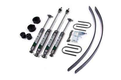 84-01 Jeep Cherokee XJ 2 Inch Lift Kit With Dana 35 Axle Zone Offroad