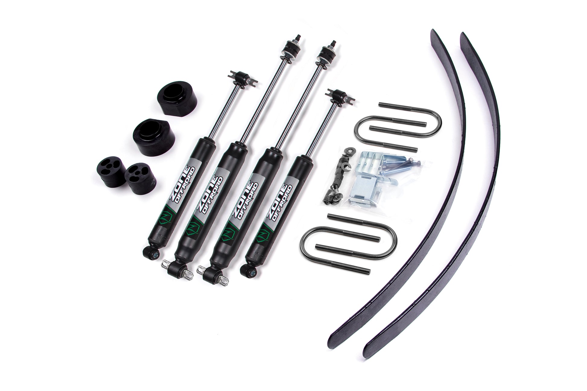 84-01 Jeep Cherokee XJ 2 Inch Lift Kit With Dana 35 Axle Zone Offroad