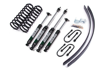 84-01 Jeep Cherokee XJ 3 Inch Coil Spring Lift Kit With Chrysler Axle With Nitro Shocks Zone Offroad