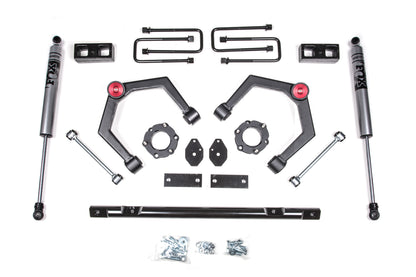 16-24 Nissan Titan XD 4WD 2 Inch Adventure Series Lift Kit, 2 Inch Rear Lift, Block - Strut Spacer, Fox 2.0 Adventure Series Shocks Zone Offroad-4