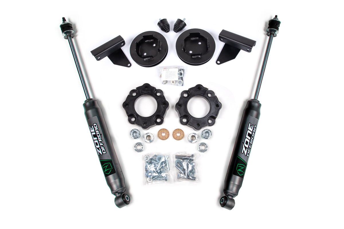 2022 Toyota Tundra 4WD 2 Inch Lift Kit 1 Inch Rear Spacer Zone Offroad-3
