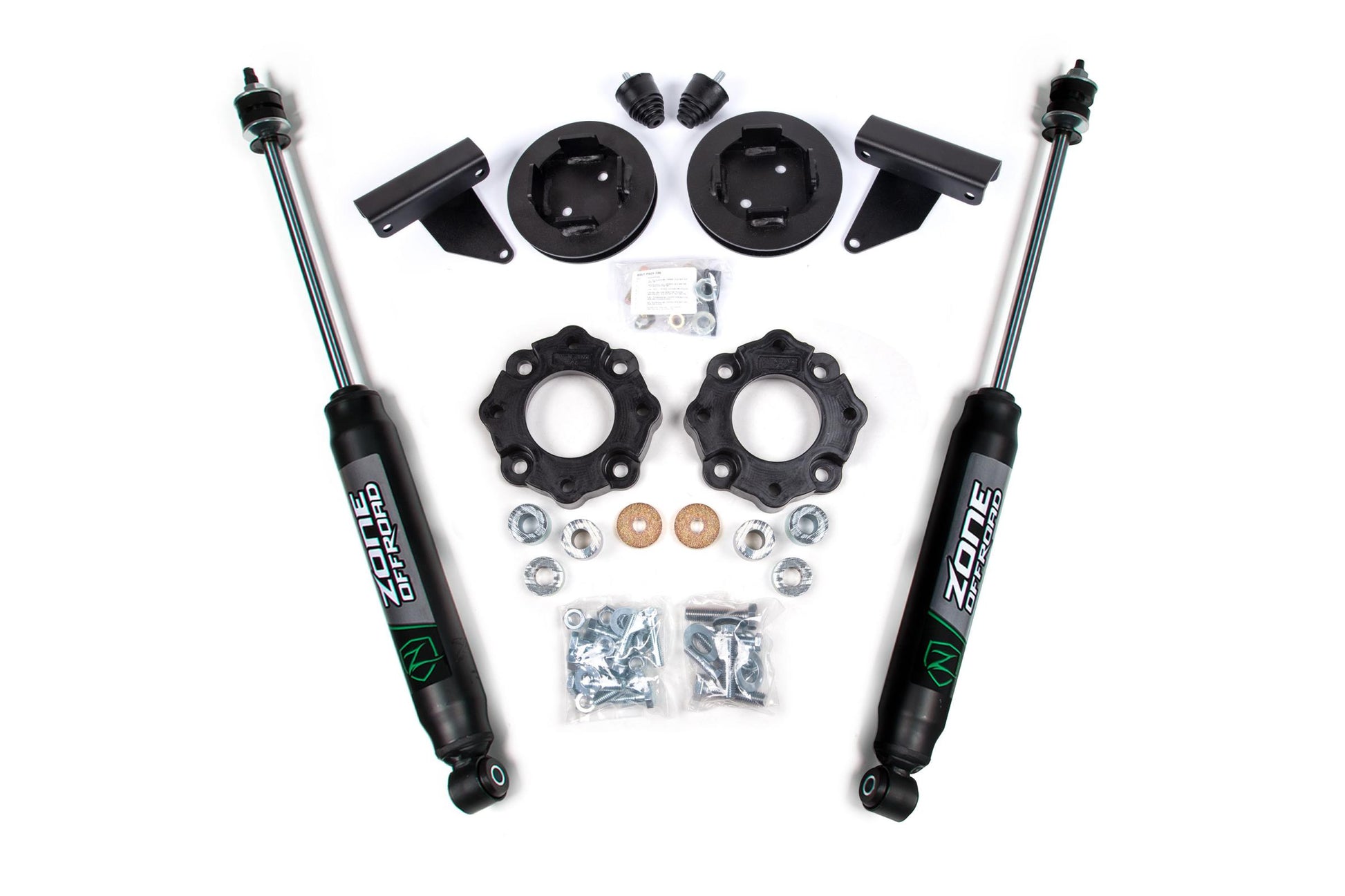 Zone Offroad 2022 Toyota Tundra 4WD 2 Inch Lift Kit 1 Inch Rear Spacer Zone Offroad