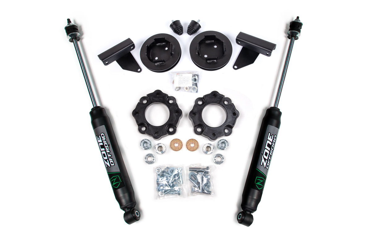 2022 Toyota Tundra 4WD 2 Inch Lift Kit 1 Inch Rear Spacer Zone Offroad