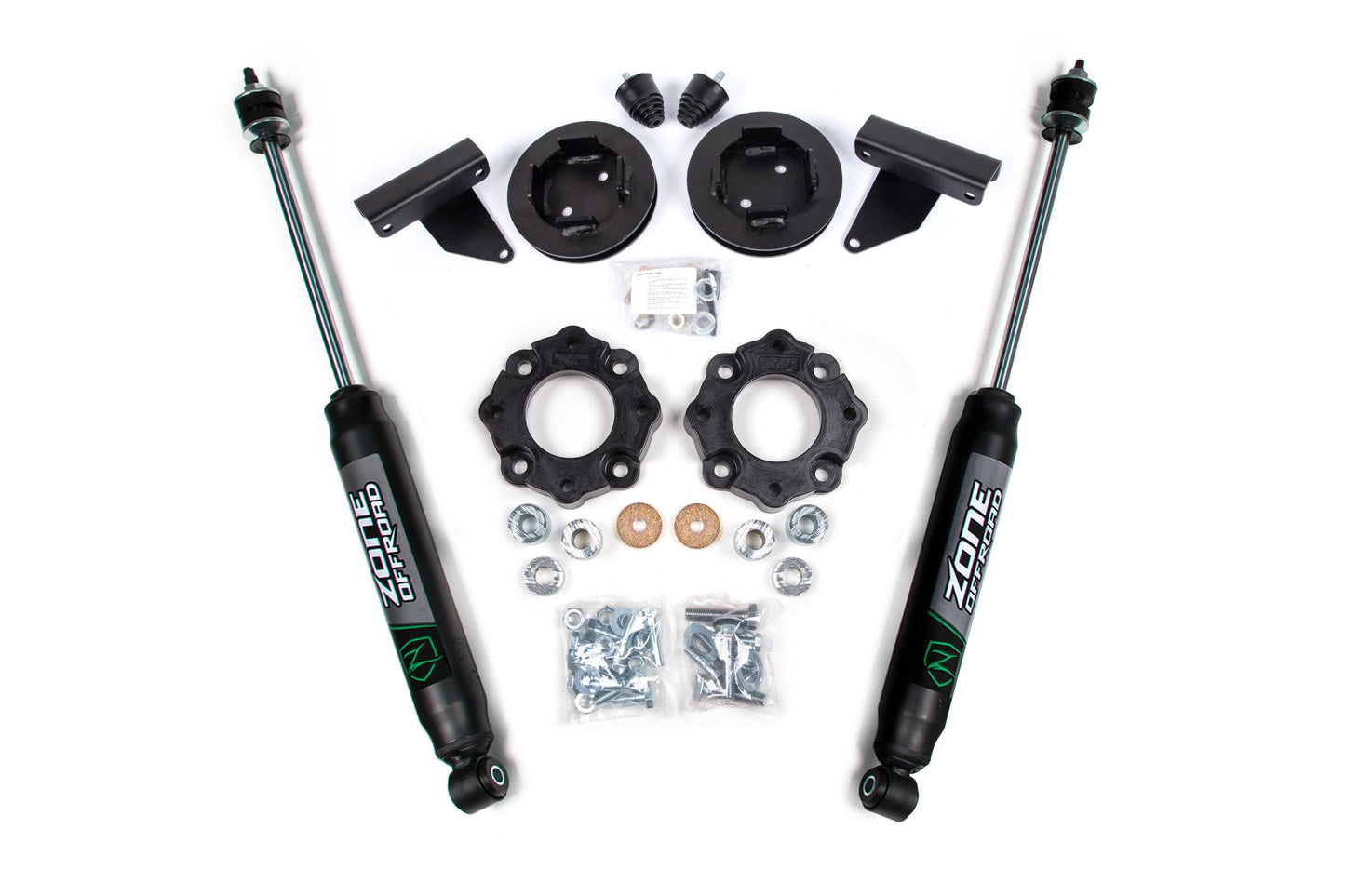 Zone Offroad 2022 Toyota Tundra 4WD 2 Inch Lift Kit 1 Inch Rear Spacer Zone Offroad