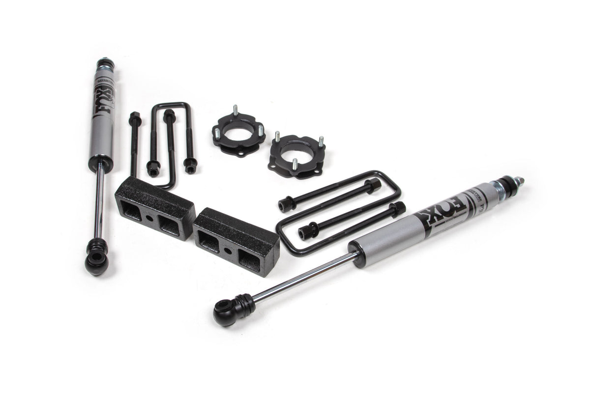 05-23 Toyota Tacoma 4WD 2.5 Inch Suspension Lift Kit, 2 Inch Rear, Block - Fox Shocks Zone Offroad-5