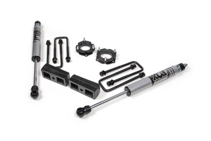05-23 Toyota Tacoma 4WD 2.5 Inch Suspension Lift Kit, 2 Inch Rear, Block - Fox Shocks Zone Offroad-5
