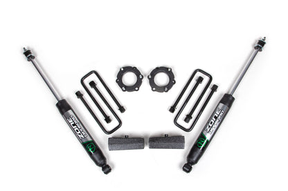 05-23 Toyota Tacoma 4WD 2.5 Inch Suspension Lift Kit, 2 Inch Rear, Block - Nitro Shocks Zone Offroad-5