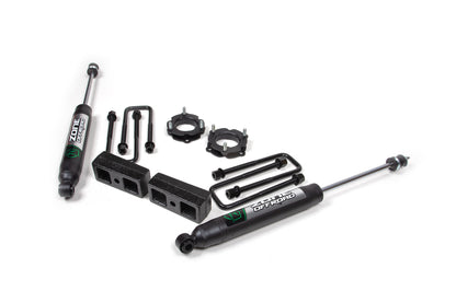 05-23 Toyota Tacoma 4WD 2.5 Inch Suspension Lift Kit, 2 Inch Rear, Block - Nitro Shocks Zone Offroad-7