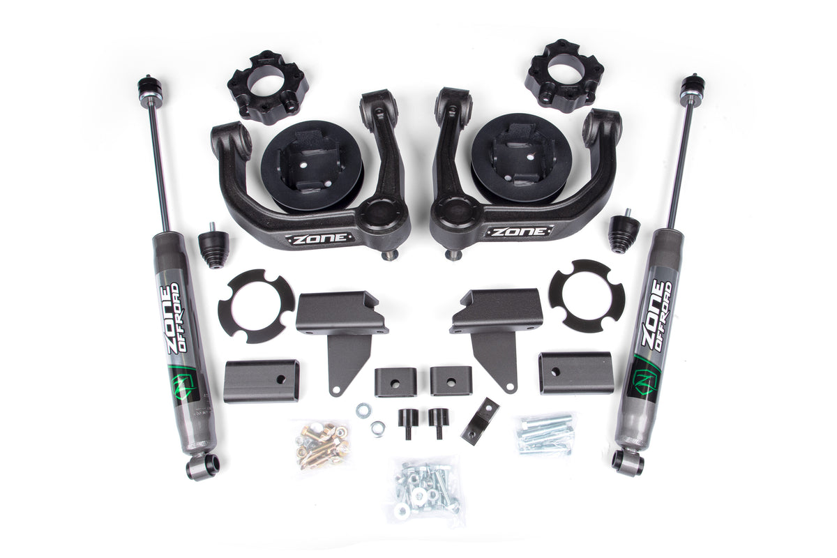 22-26 Toyota Tundra 4WD 3.25 Inch Adventure Series Lift Kit 1.75 Inch Rear Spacer Zone Offroad-3