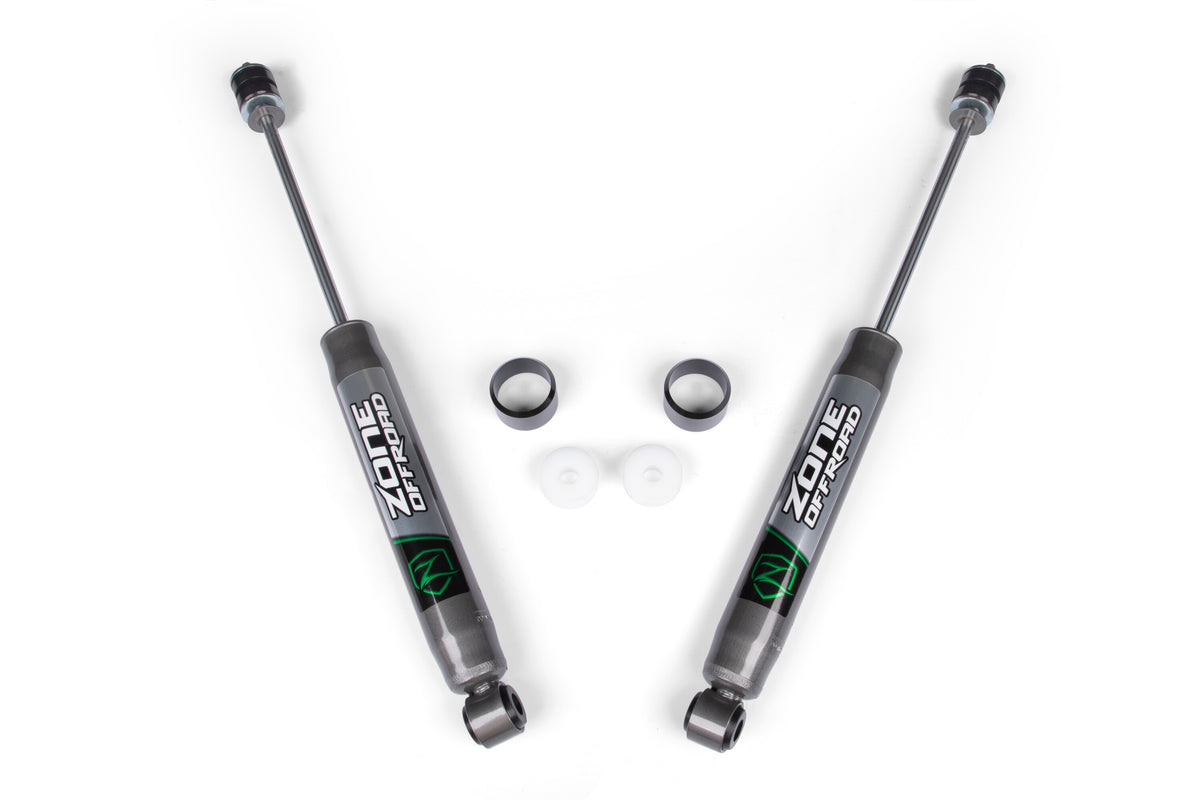 24-26 Toyota Tacoma (Base Model Black Body Struts) 4WD 2 Inch Leveling Kit 0 Inch Rear Lift Zone Offroad-1