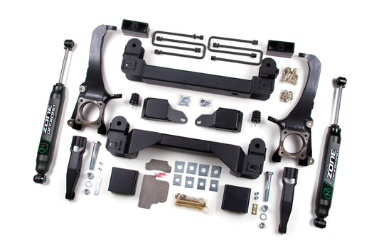 07-15 Toyota Tundra 5.0 Inch Lift Kit Zone Offroad-1