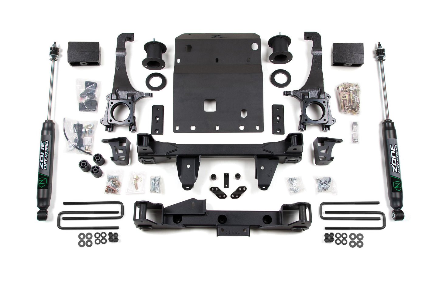 05-15 Toyota Tacoma 6 Inch Front 4 Inch Rear Lift Kit Zone Offroad-2