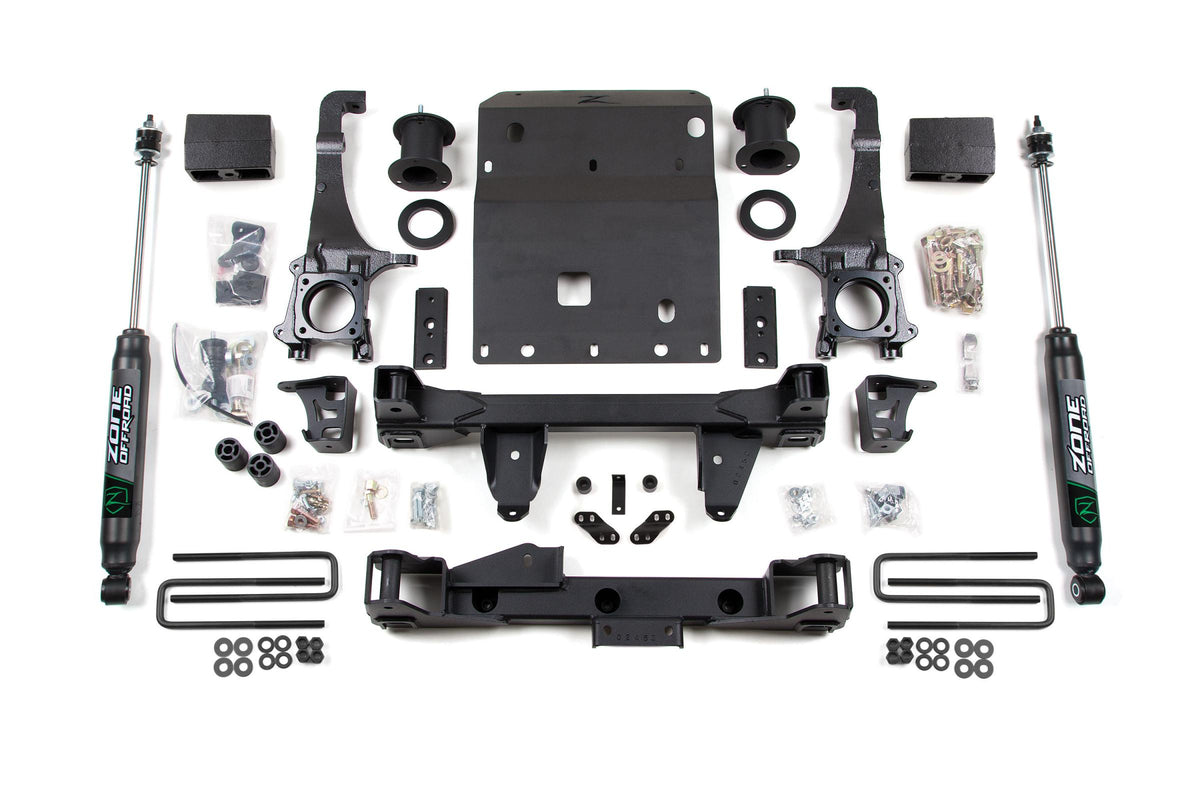 05-15 Toyota Tacoma 6 Inch Front 4 Inch Rear Lift Kit Zone Offroad-2