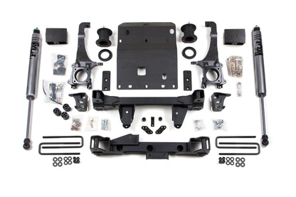05-15 Toyota Tacoma 6 Inch Front 4 Inch Rear Lift Kit Zone Offroad-6