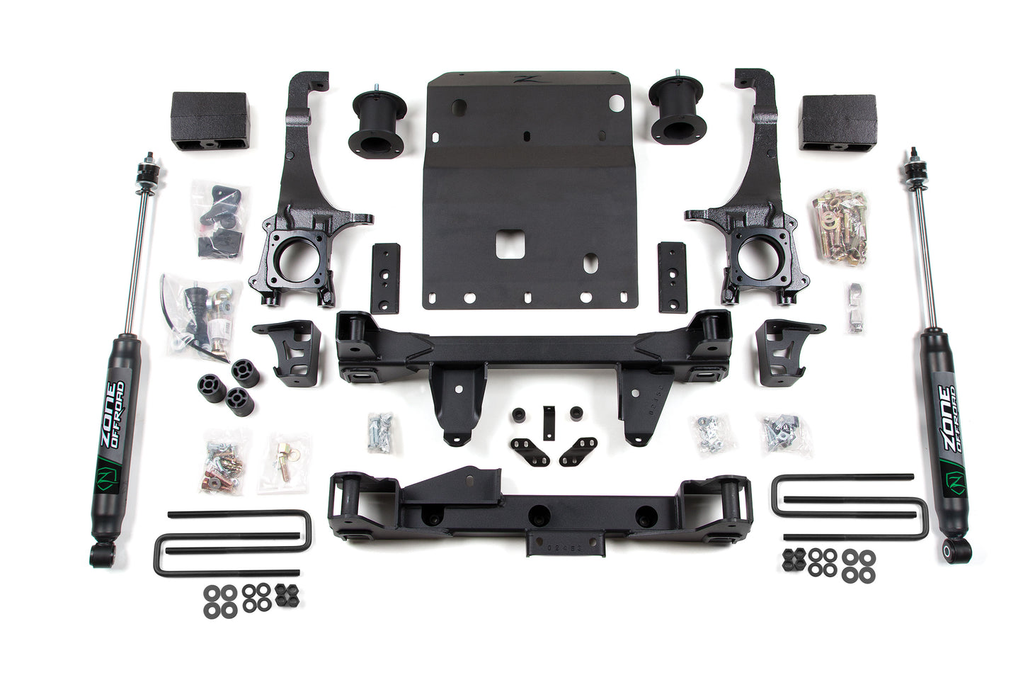 05-15 Toyota Tacoma 4 Inch Front 3 Inch Rear Lift Kit With Nitro Shocks Zone Offroad