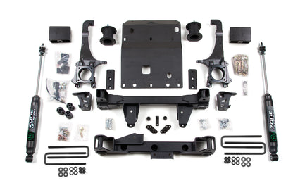 05-15 Toyota Tacoma 4 Inch Front 3 Inch Rear Lift Kit With Nitro Shocks Zone Offroad-1
