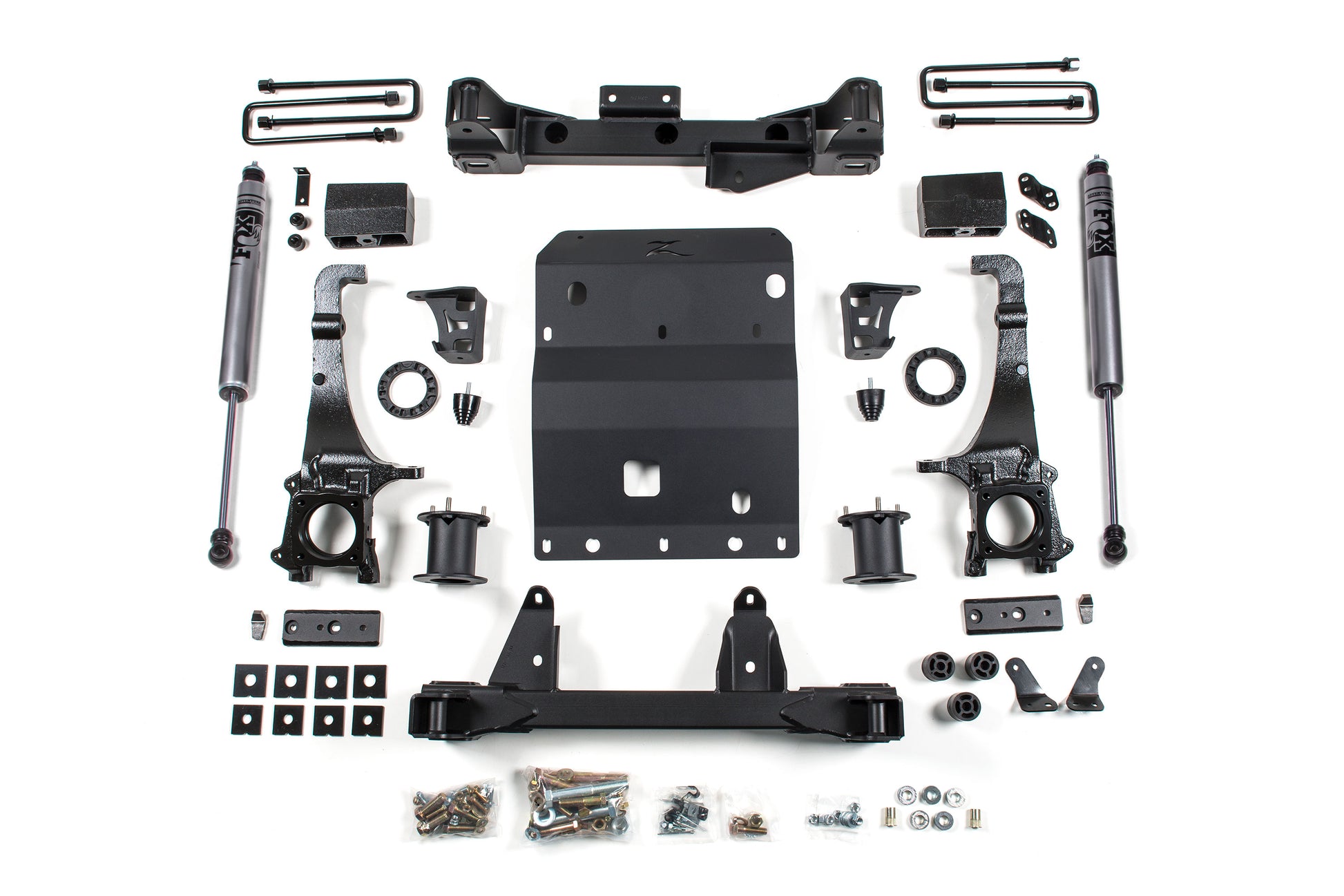 16-23 Toyota Tacoma 6 Inch Front 4 Inch Rear Lift Kit Zone Offroad-3