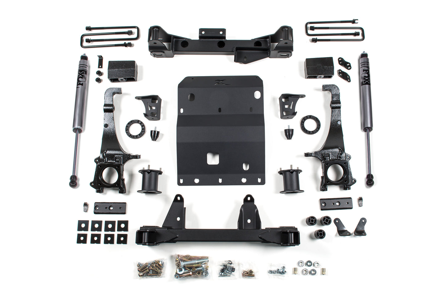 16-23 Toyota Tacoma 6 Inch Front 4 Inch Rear Lift Kit Zone Offroad-3
