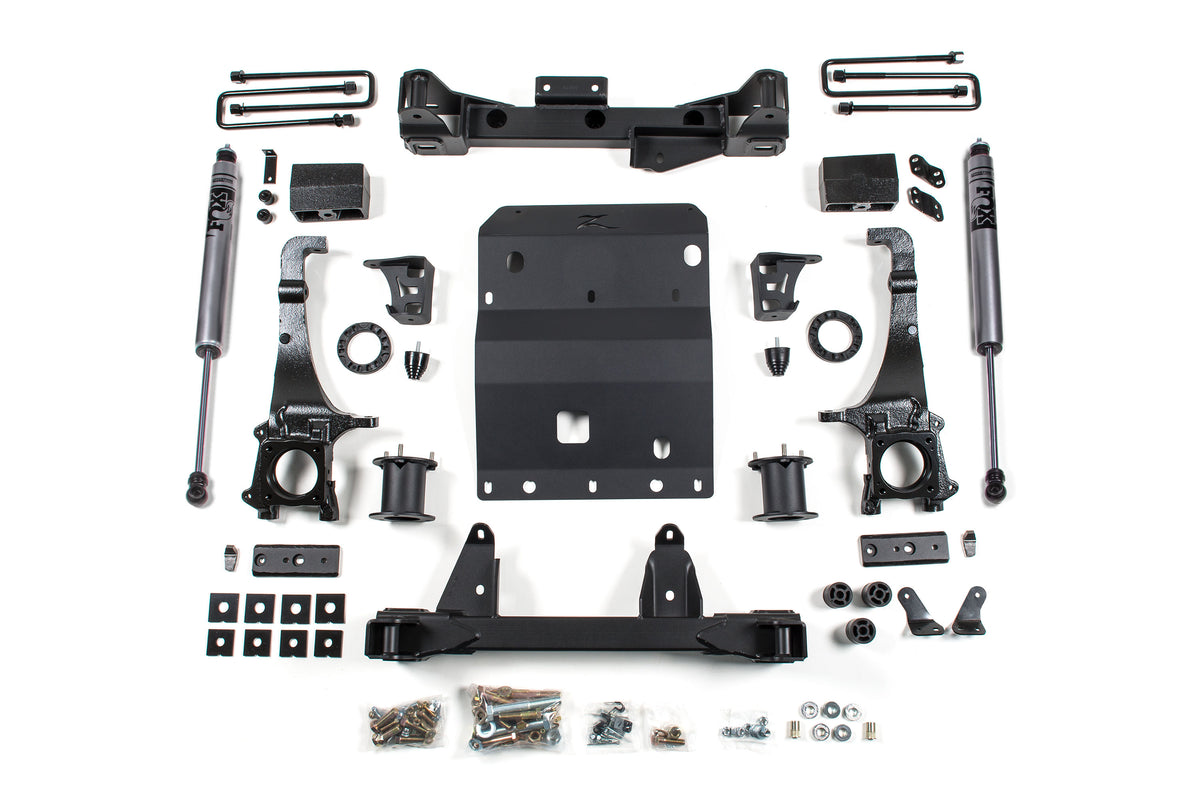 16-23 Toyota Tacoma 6 Inch Front 4 Inch Rear Lift Kit Zone Offroad-3