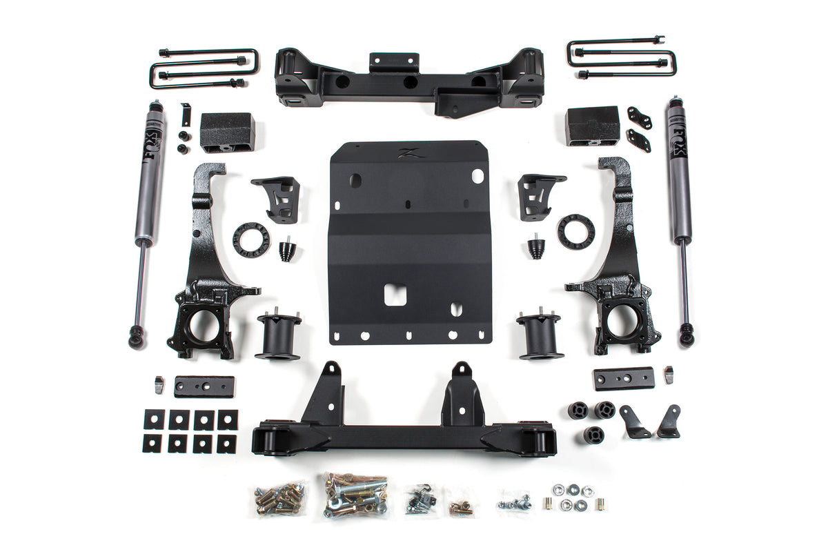 16-23 Toyota Tacoma 6 Inch Front 4 Inch Rear Lift Kit Zone Offroad-6