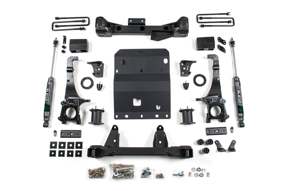 16-23 Toyota Tacoma 6 Inch Front 4 Inch Rear Lift Kit Zone Offroad