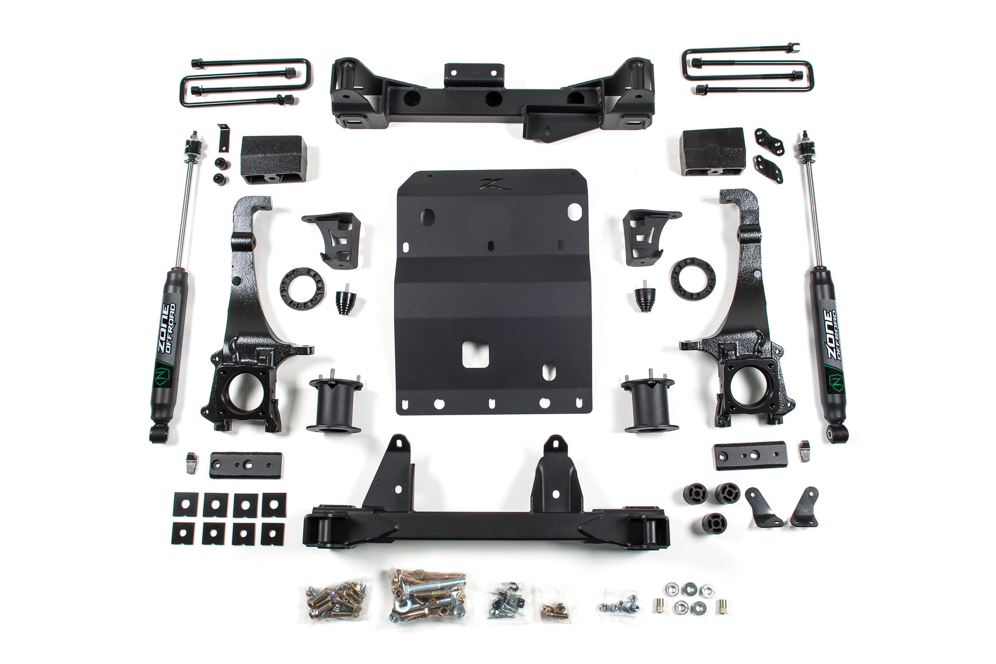 16-23 Toyota Tacoma 6 Inch Front 4 Inch Rear Lift Kit Zone Offroad