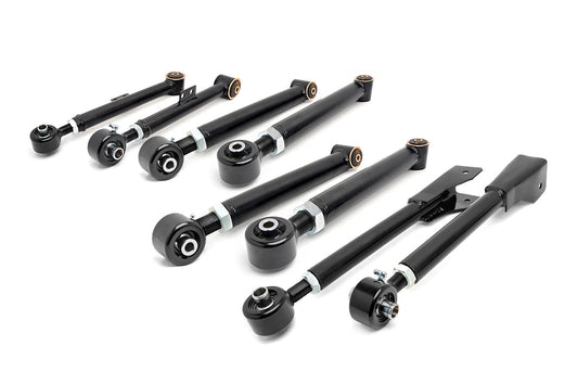 X-Flex Control Arms | Complete Set | Jeep Wrangler TJ (97-06)/Wrangler Unlimited (04-06)  Rough Country