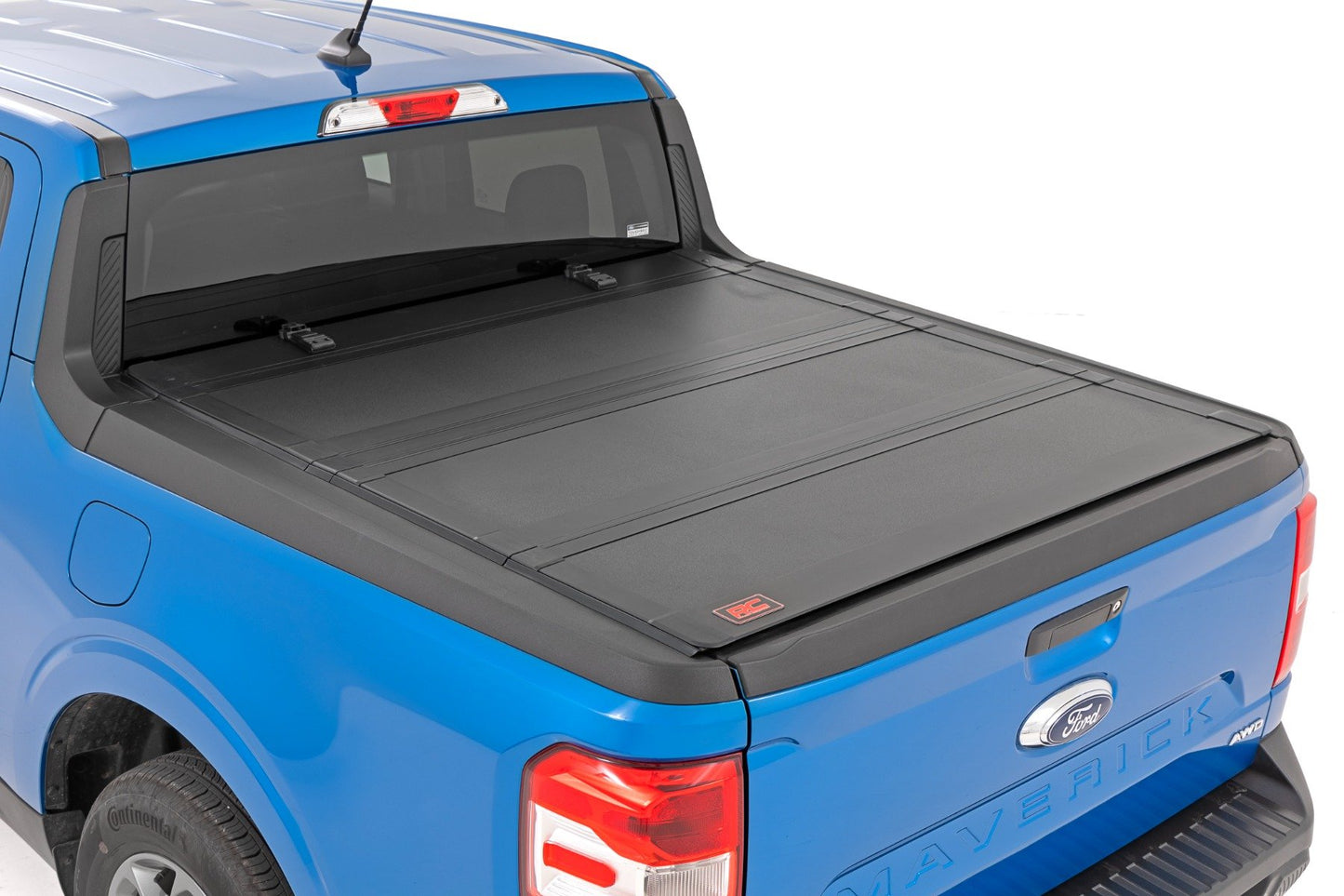 Hard Tri-Fold Flip Up Bed Cover | 4'6" Bed | Ford Maverick 2WD/4WD (22-24) Rough Country