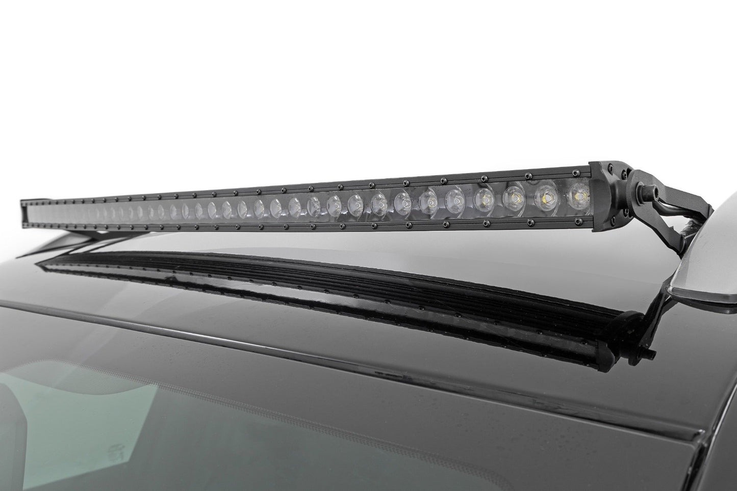 LED Light Kit | Roof Mount | 40" Black Single Row | Jeep Cherokee KL (14-23) Rough Country