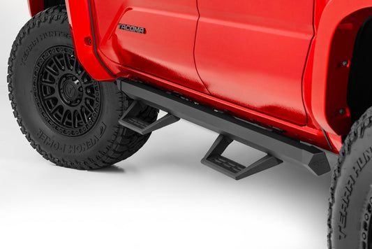 SRL2 Adjustable Aluminum Steps | Double Cab | Toyota Tacoma 2WD/4WD (2024) Rough Country