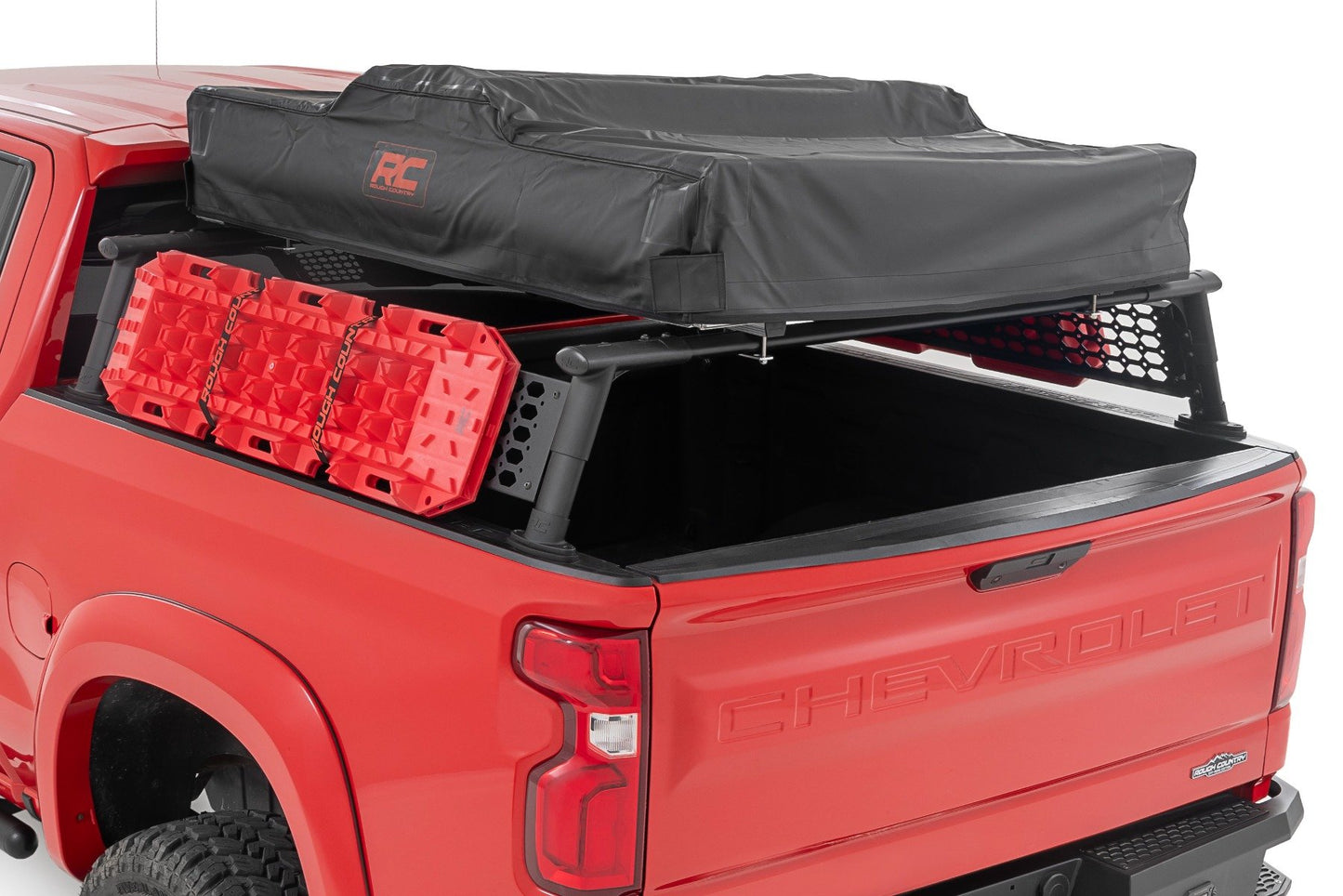 Bed Rack | Half Rack | Aluminum | Chevy Silverado 1500 2WD/4WD (2019-2025 & Classic) Rough Country