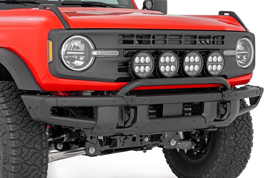 Light Bar Mount | 6.5 Inch Round LED (Quad) | OE Modular Steel | Ford Bronco (21-24) Rough Country