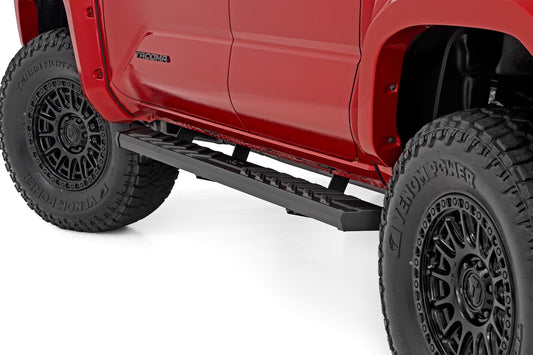 BA2 Running Boards | Side Step Bars | Double Cab | Toyota Tacoma (2024) Rough Country