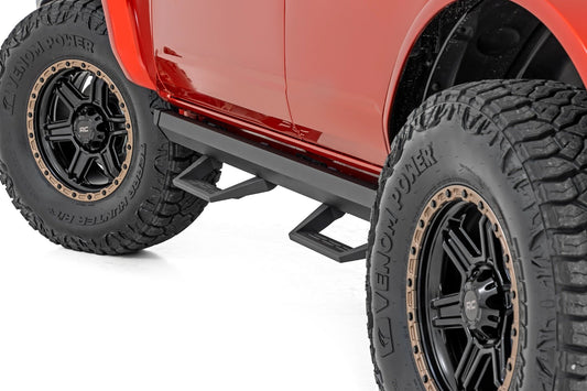 SRL2 Adjustable Aluminum Step | 4-Door | Ford Bronco 4WD (2021-2024) Rough Country