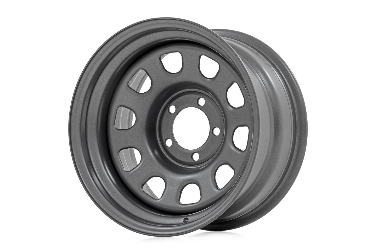 Steel Wheel | Gray | 15x8 | 5x4.5 | 3.30 Bore | -19 Rough Country