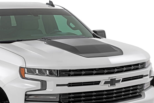 Hood Scoop | GXD Sterling Grey Metallic | Chevy Silverado 1500 2WD/4WD (2019-2025 & Classic) Rough Country