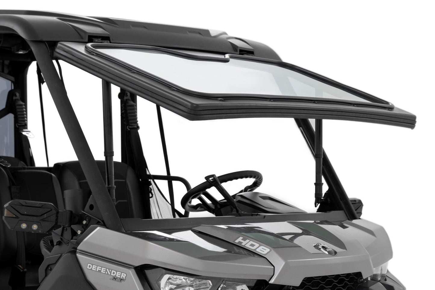 Electric Tilt Windshield | Glass | Can-Am Defender HD 8/HD 9/HD 10 Rough Country