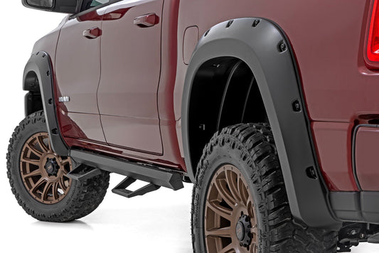 Pocket Fender Flares | Gloss Black | Ram 1500 2WD/4WD (2025) Rough Country