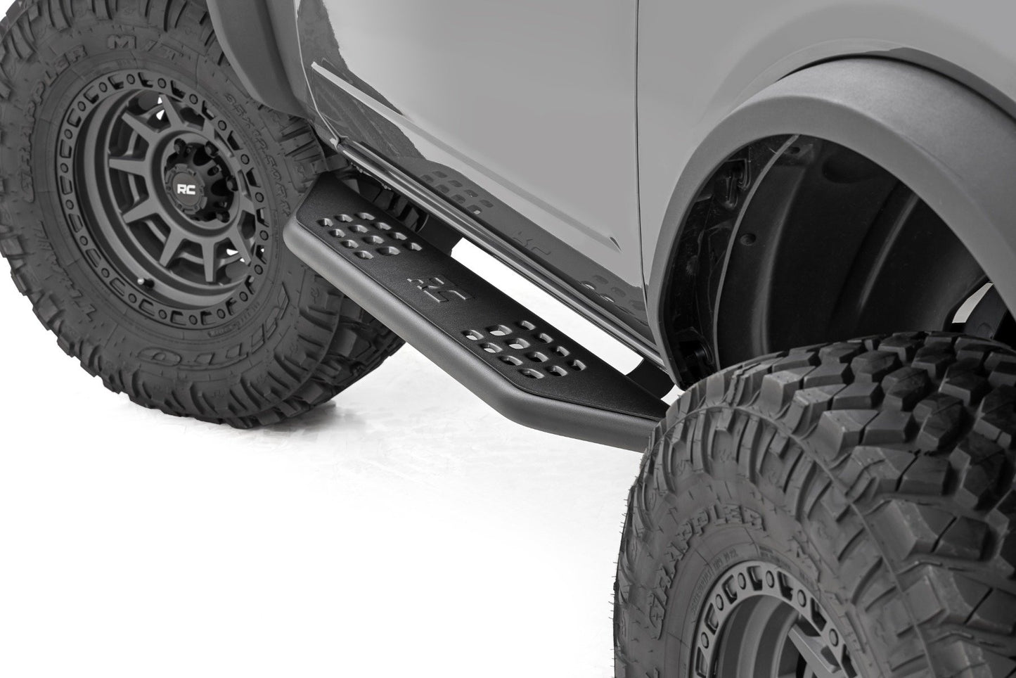 OV2 Running Boards | Side Step Bars | 2-Door | Ford Bronco (2 Door) (21-24) Rough Country