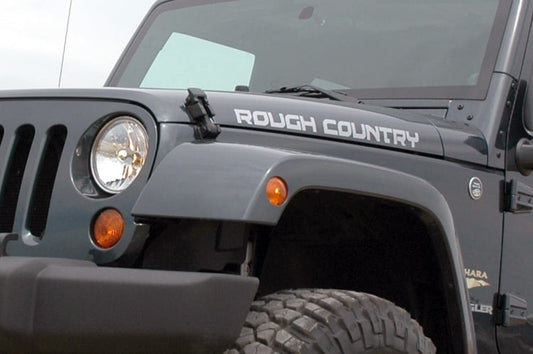 Rough Country Decal | 27 Inch Fender | Gray Rough Country