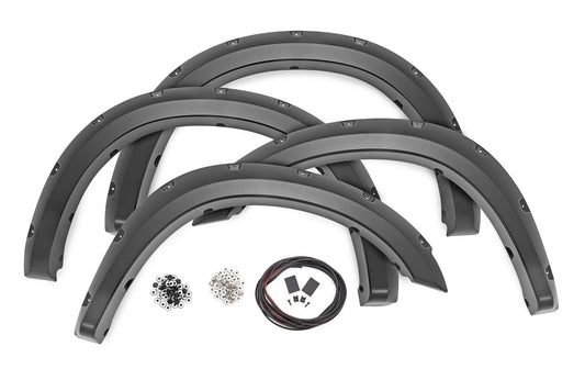 Pocket Fender Flares | Gloss Black | Ram 2500/3500 2WD/4WD (2010-2018) Rough Country