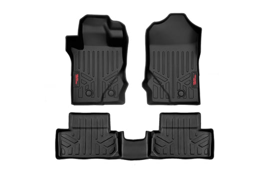 Floor Mats | Front & Rear | Ford Bronco (2 Door) 4WD (2021-2024) Rough Country