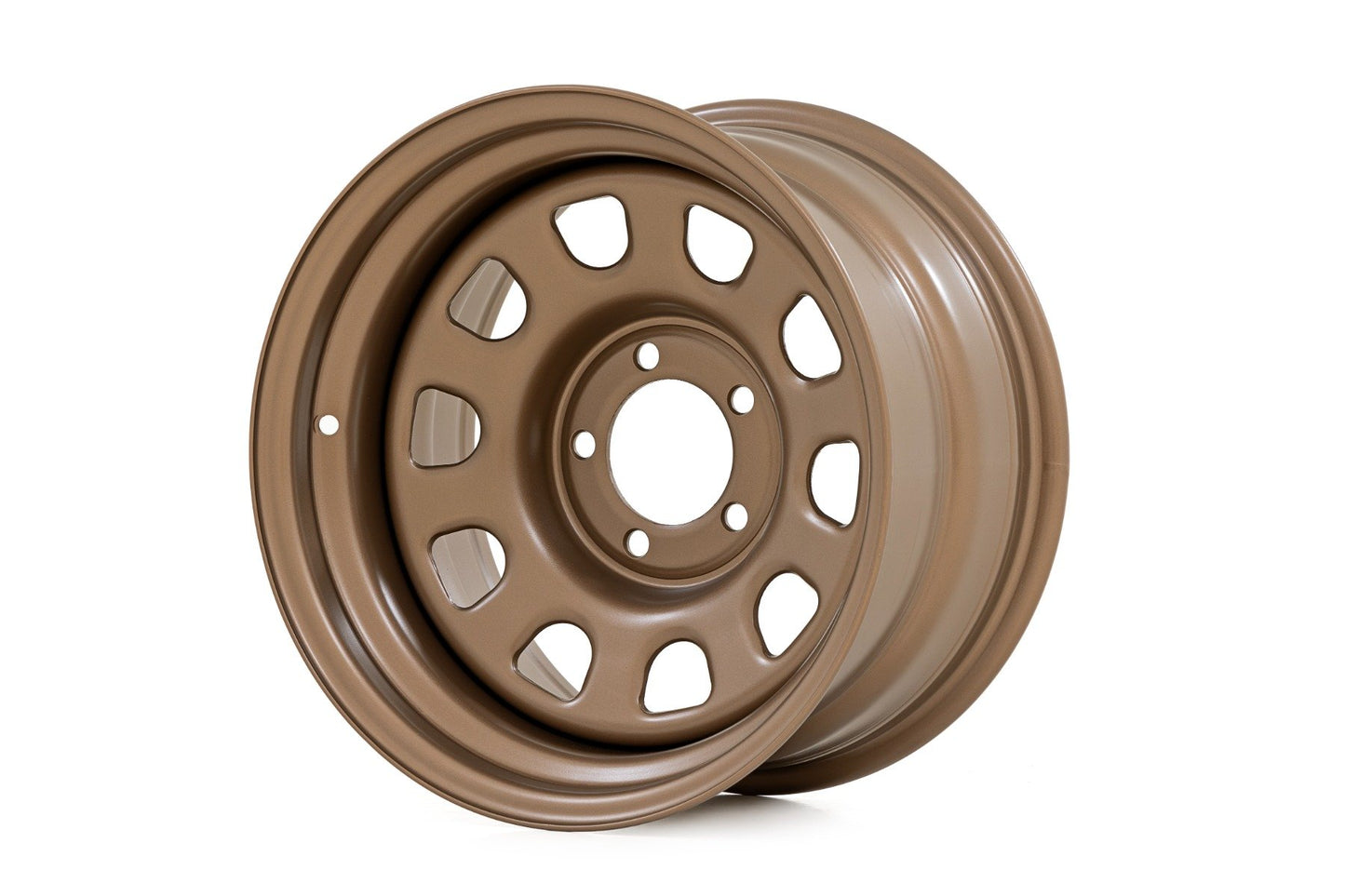 Steel Wheel | Bronze | 15x10 | 5x4.5 | 3.30 Bore | -39 Rough Country