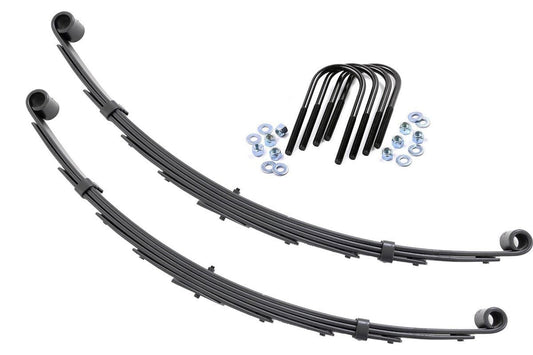 Front Leaf Springs | 6" Lift | Pair | Chevy/GMC C10/K10 Truck & SUV/K5 Blazer (73-91) Rough Country