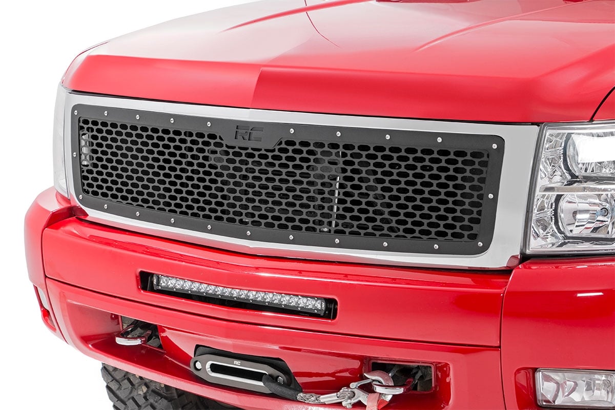 Mesh Grille | Chevy Silverado 1500 2WD/4WD (2007-2013) Rough Country