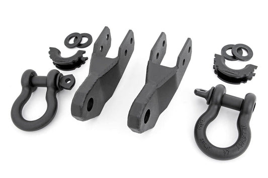 Tow Hook to Shackle Bracket | D-Ring Combo | Chevy Colorado 2WD/4WD (15-22) Rough Country