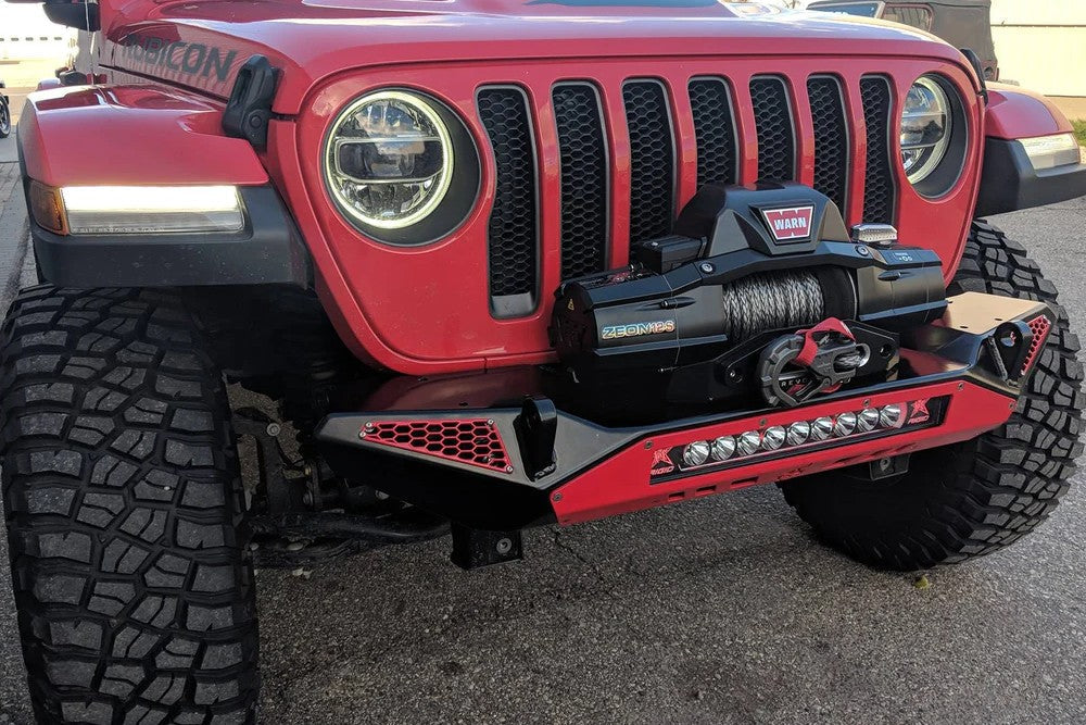Blaze Front Bumper | Jeep Wrangler JL and Gladiator JT CrawlTek Revolution