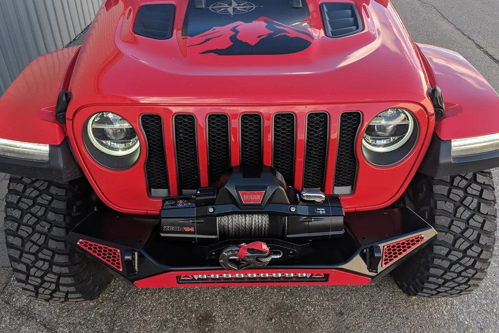 Blaze Front Bumper | Jeep Wrangler JL and Gladiator JT CrawlTek Revolution