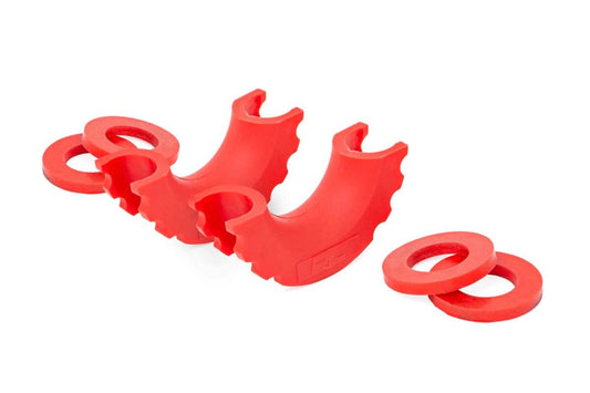 D-Ring Isolator Kit | Pair | Red Rough Country