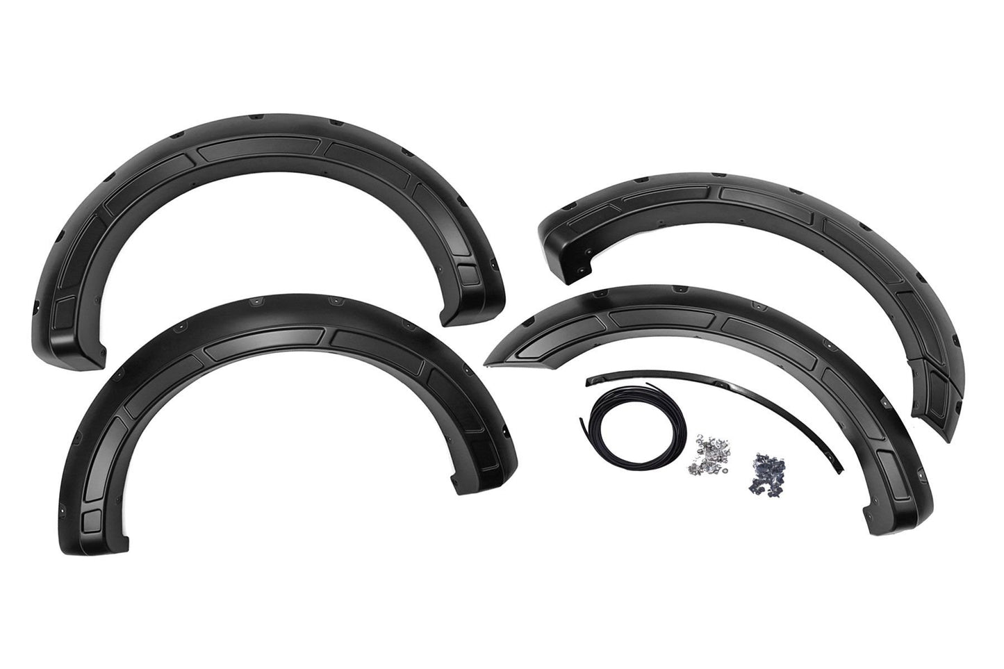 Fender Flares | Defender | UM Agate Black | Ford F-150 2WD/4WD (2021-2024) Rough Country